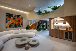 Brutalismo leve materiais naturais