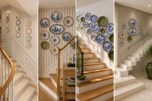 Ideias-para-decorar-escadas-com-pratos-e-porcelanas-na-parede